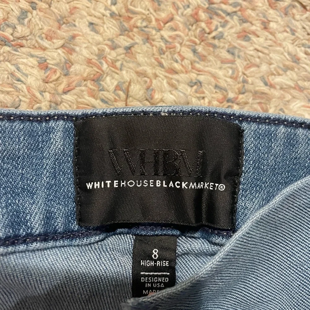White House Black Market Denim Wide Leg Jeans - Picture 3 of 4